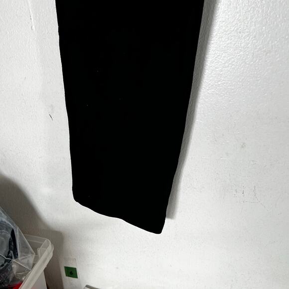 Ann Taylor Black Pull-on Straight Ankle Pants Large/Tall Zippered Pockets - Picture 16 of 16